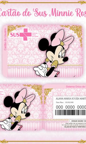 Cartão Digital Sus Minnie