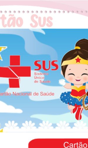 Cartão Digital Sus Mulher Maravilha