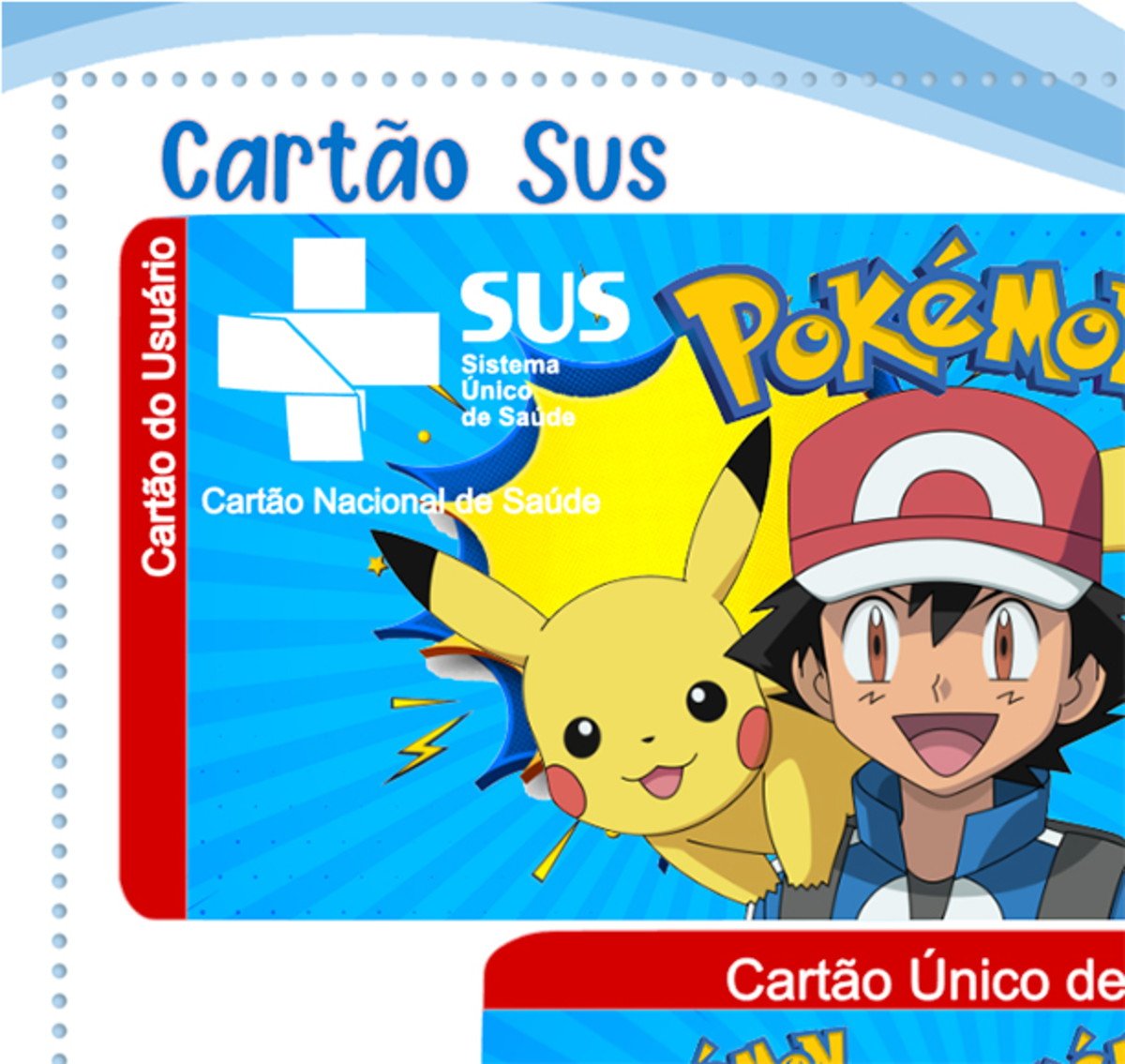 Cartão Digital Sus Pokemon