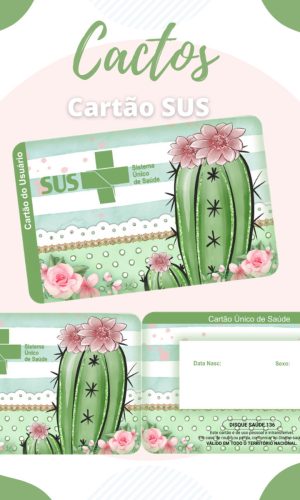 Cartão Sus Cactos