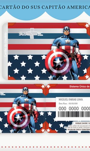 Cartão Sus Capitão América