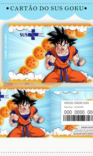 Cartão Sus Goku