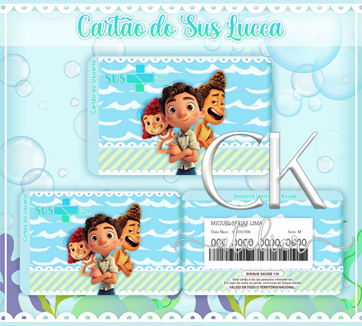 Cartão Sus Luca