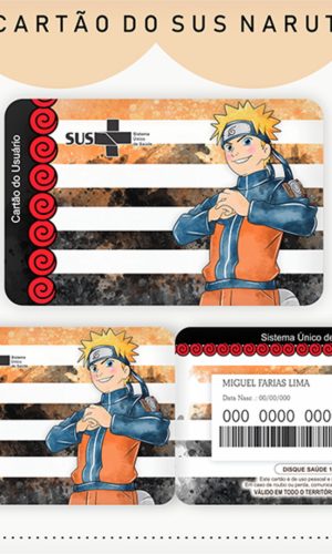 Cartão Sus Naruto