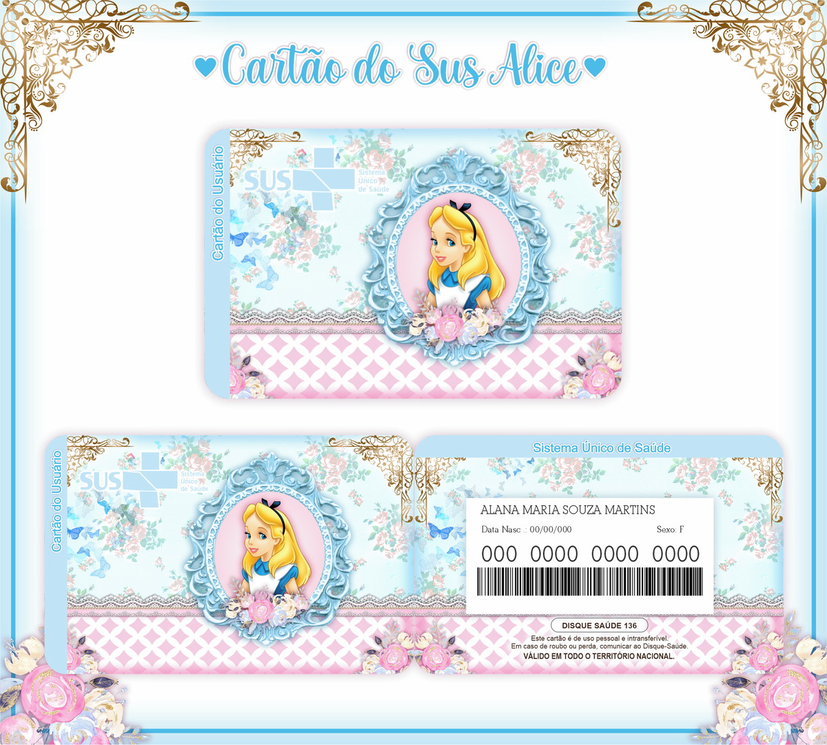 Cartão SUS Alice - Imagem 2