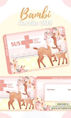 Cartão SUS Bambi