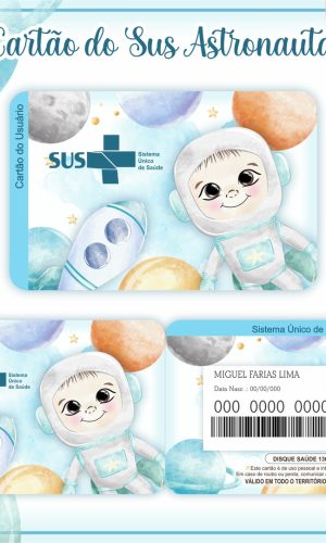 Cartão SUS Astronauta