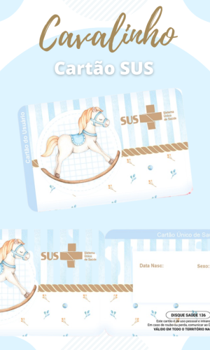 Cartão SUS Cavalinho