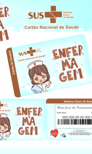 Cartão SUS Enfermagem