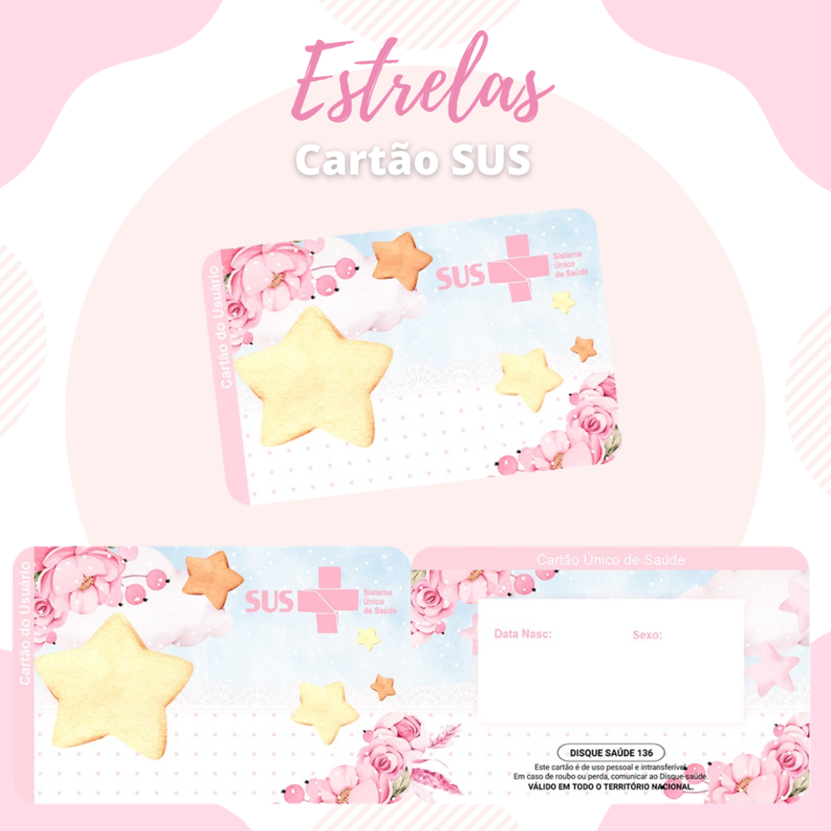 Cartão SUS Estrelas