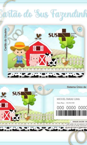 Cartão SUS Fazendinha