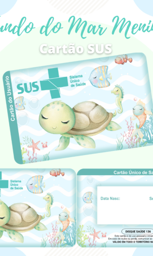 Cartão SUS Fundo do Mar