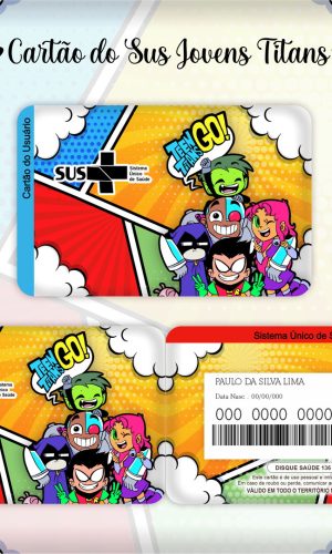 Cartão SUS Jovens Titans