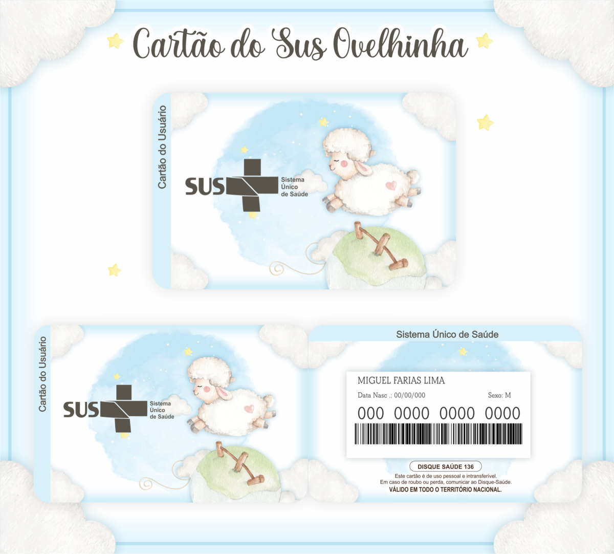 Cartão SUS Ovelinha