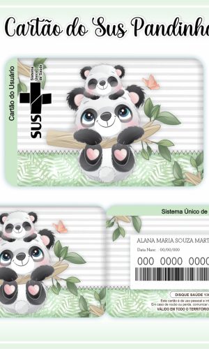 Cartão SUS Panda