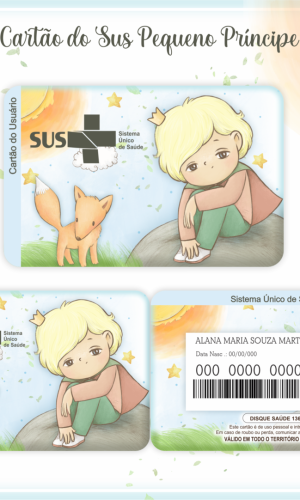 Cartão SUS Pequeno Principe