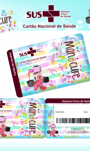 Cartão SUS Profissões Manicure
