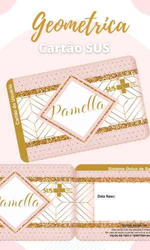 Cartão SUS Rose