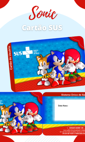 Cartão Sus Sonic