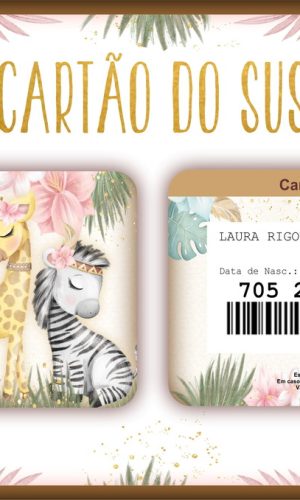 Cartão Sus Safari Boho