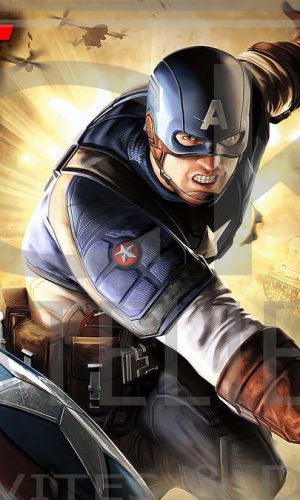 Convite Avengers - Capitão América