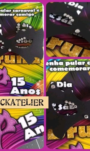 Convite Baile de Máscara