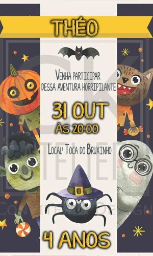 Convite Halloween