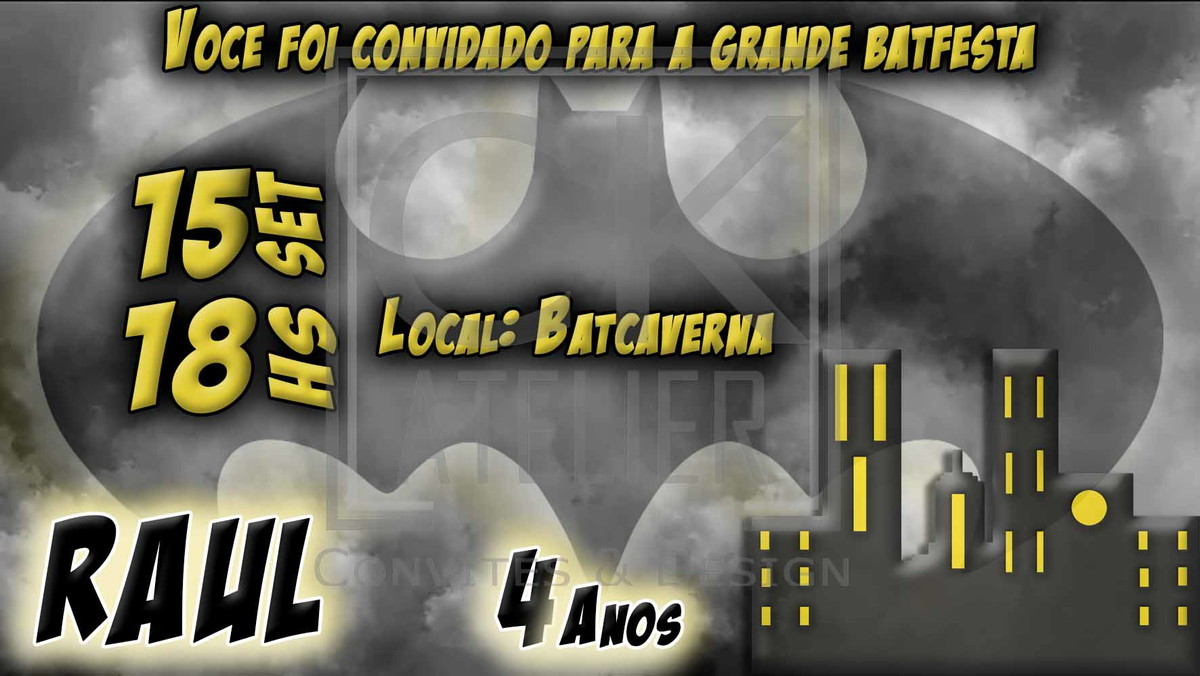 Convite Batman