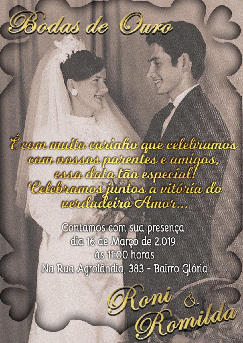Convite Bodas