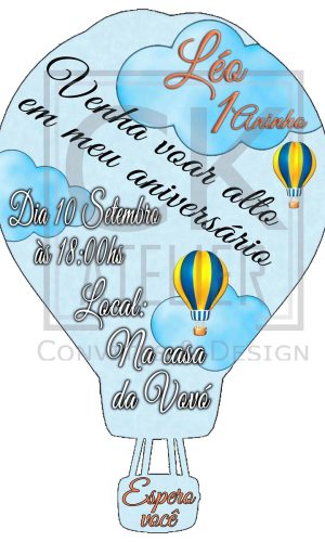 Convite Digital Balão