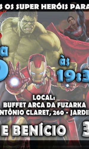 Convite Digital Avengers