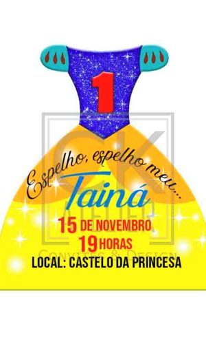 Convite Digital Branca de Neve