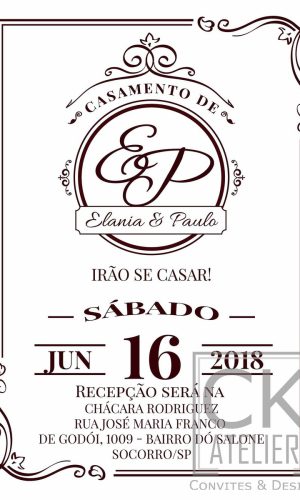 Convite Digital Casamento