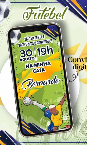 Convite Digital Futebol