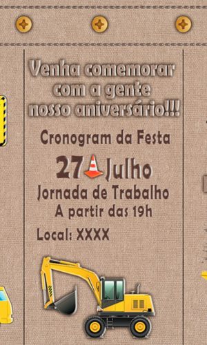 Convite Digital Caminhão e Trator