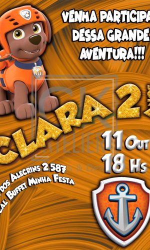 Convite Digital Patrulha Canina