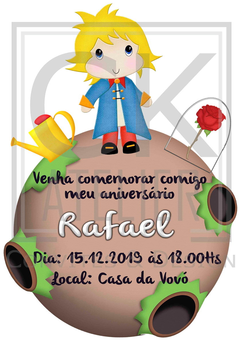 Convite Digital Pequeno Principe
