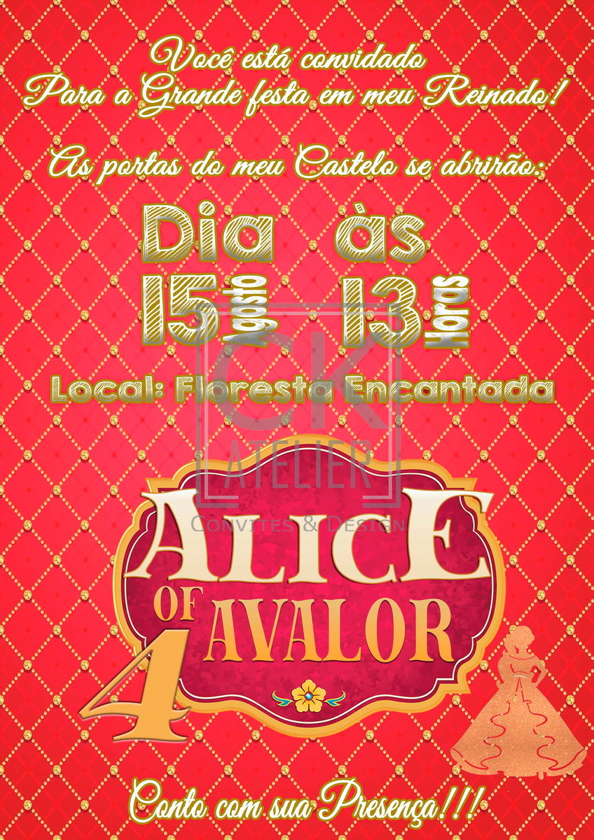 Convite Elena of avalor