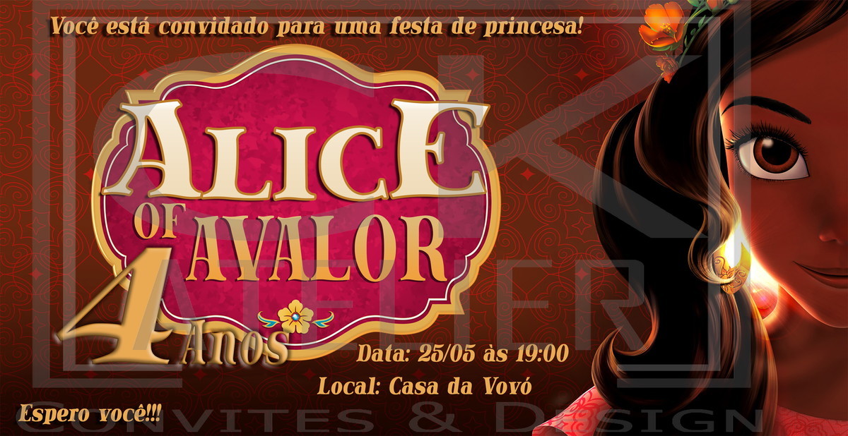Convite Elena of avalor