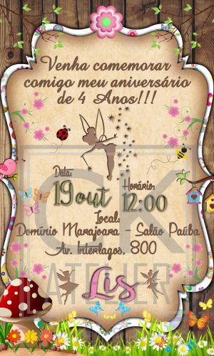 Convite Jardim Encantado