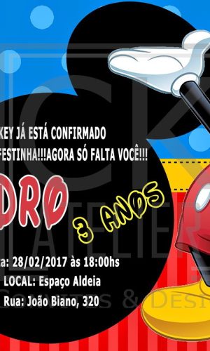 Convite Mickey