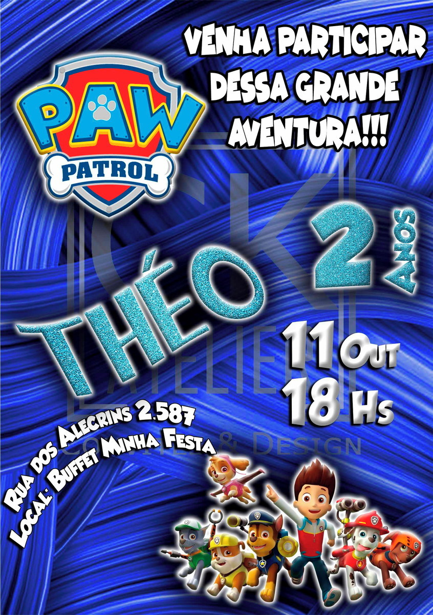 Convite Patrulha Canina