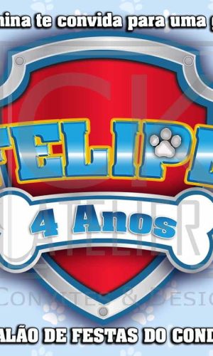 Convite Patrulha canina