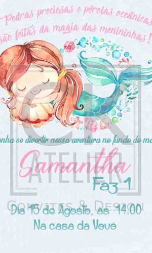 Convite Sereia