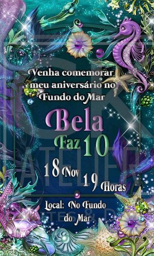 Convite Sereia