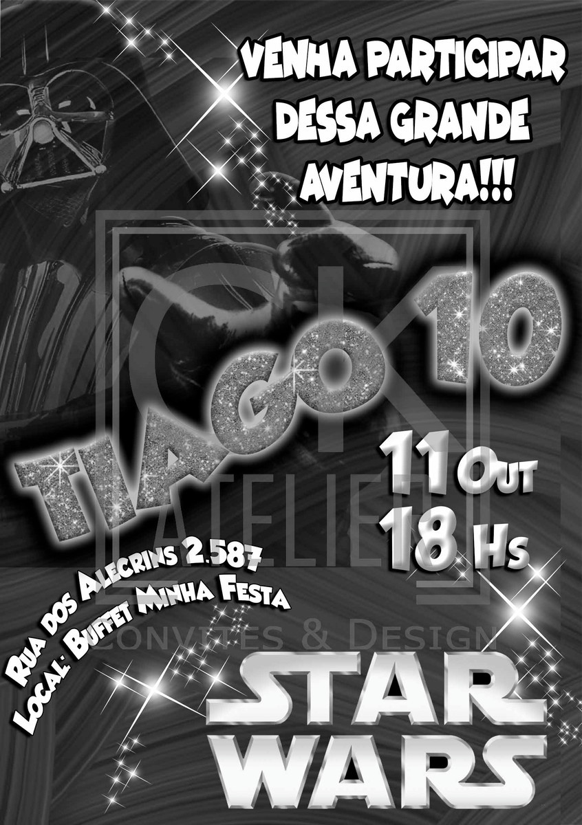 Convite Star Wars