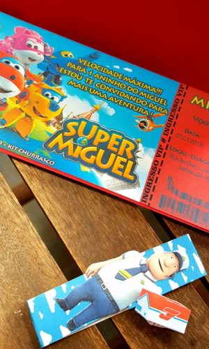 Convite Super Wings
