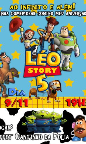Convite Toy Story