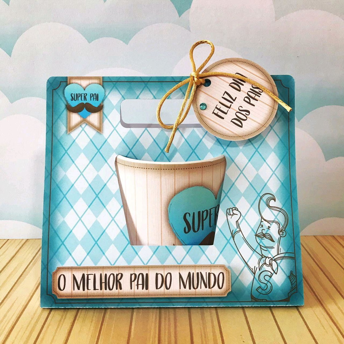 DIA DOS PAIS - PORTA CANECA (#386) - PDF E STUDIO - Imagem 2