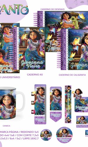 Arquivos: 41 - Kit Escolar Etiquetas Encanto
